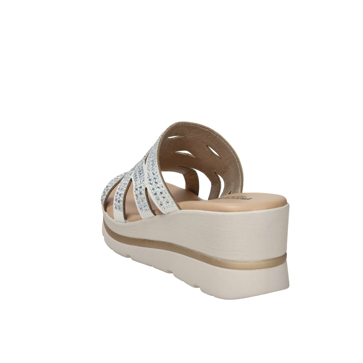 Valleverde Femme Mules compensées 55583 Argent