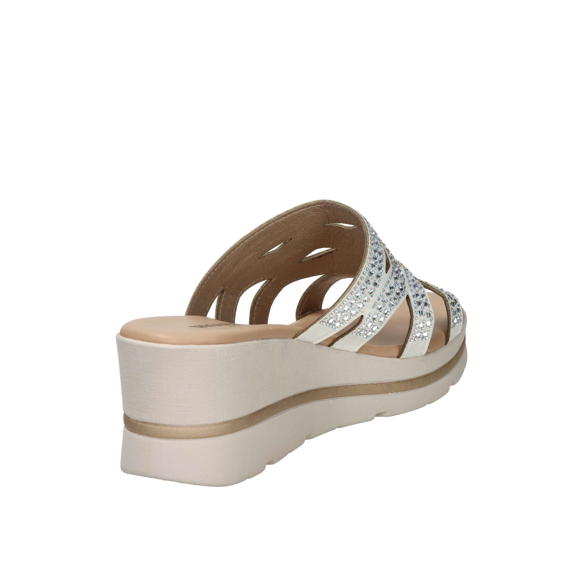 Valleverde Femme Mules compensées 55583 Argent