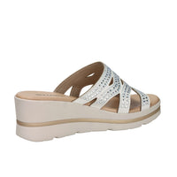 Valleverde Femme Mules compensées 55583 Argent