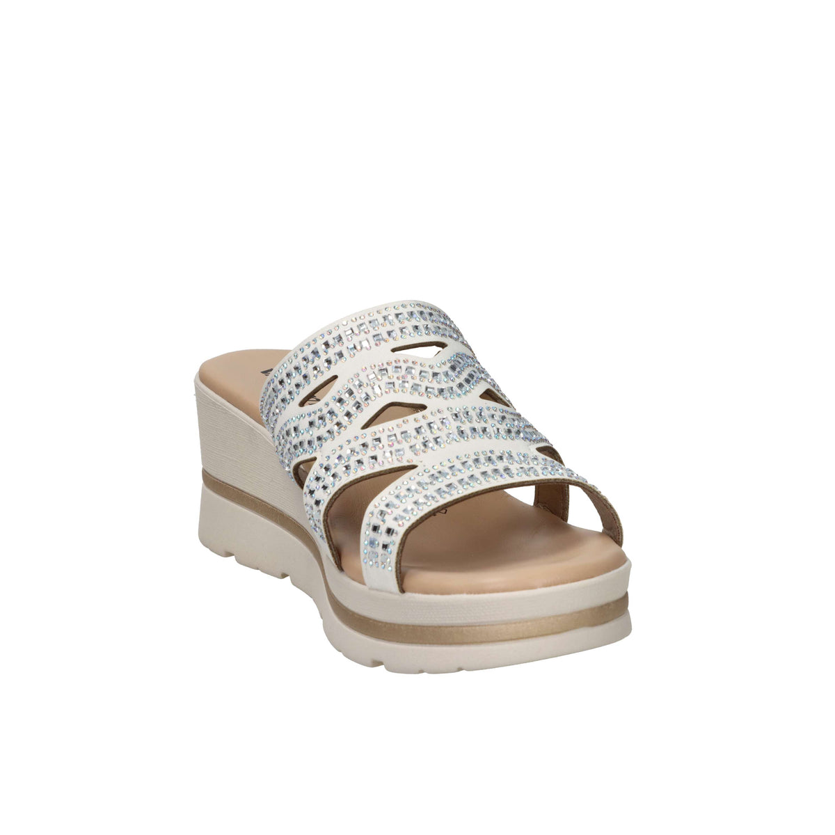Valleverde Femme Mules compensées 55583 Argent
