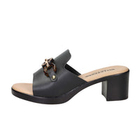 Valleverde Women Heel Slipper 55453 Black