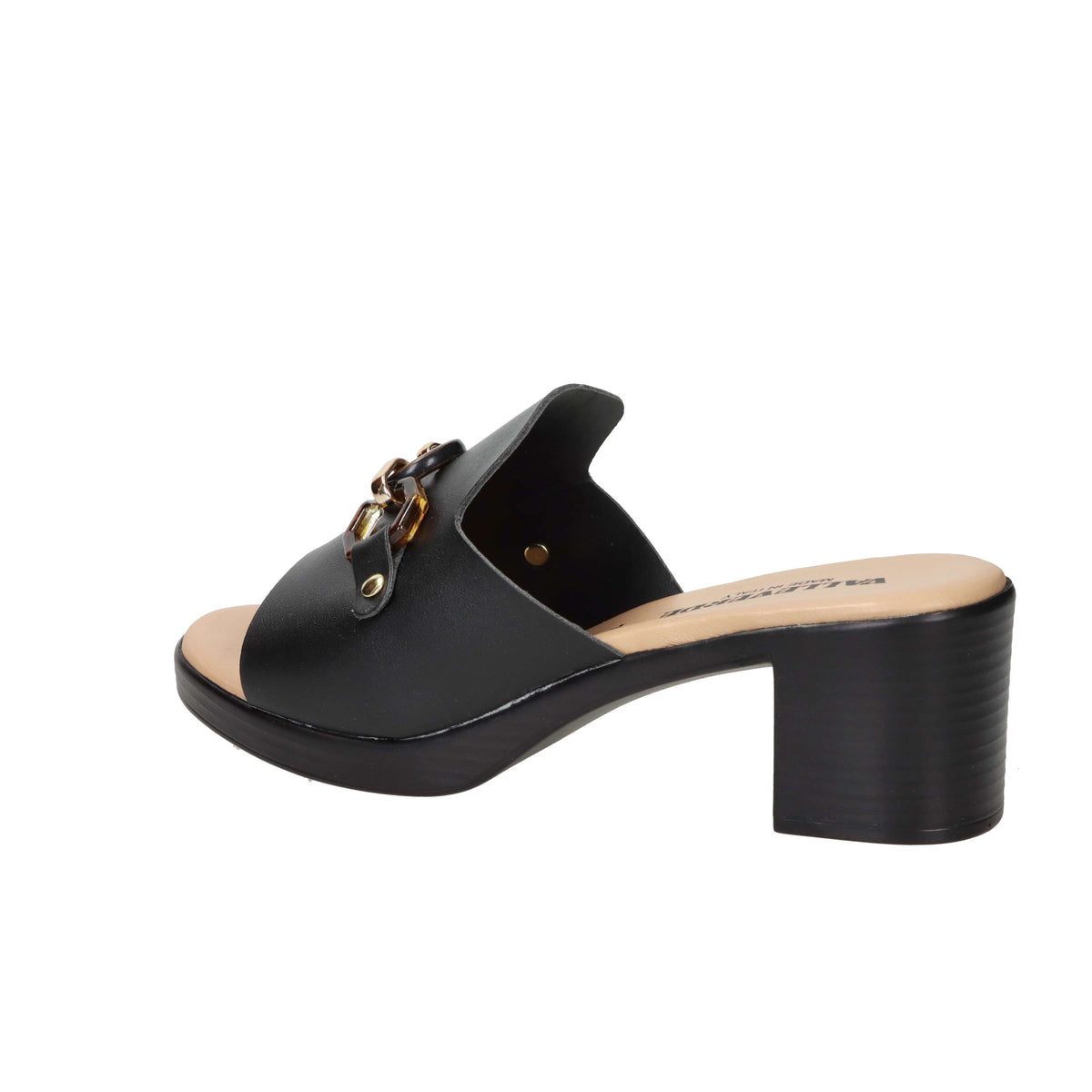 Valleverde Women Heel Slipper 55453 Black