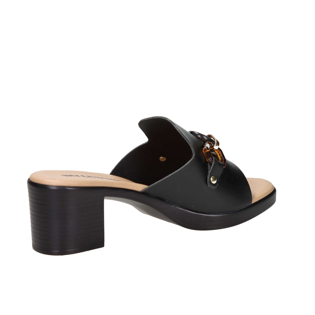 Valleverde Women Heel Slipper 55453 Black