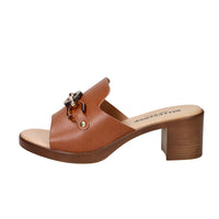 Valleverde Women Heeled Slipper 55443 Leather