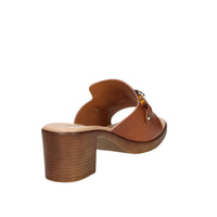 Valleverde Women Heeled Slipper 55443 Leather