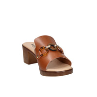 Valleverde Women Heeled Slipper 55443 Leather
