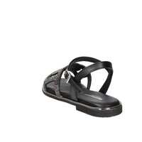 Valleverde Damen Flache Sandalen 32031 Schwarz