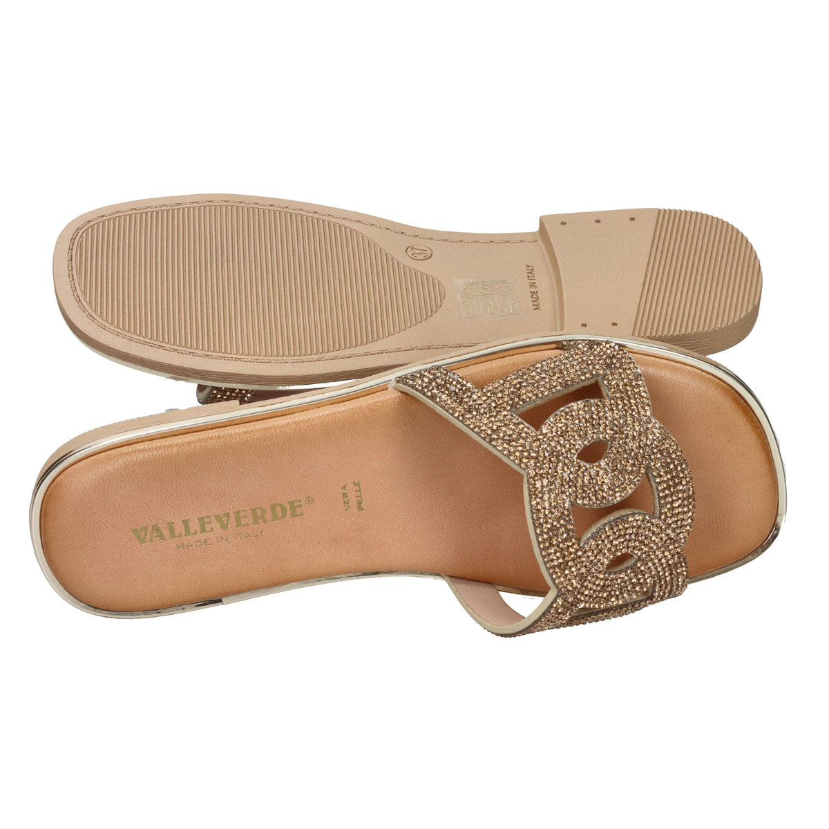 Valleverde Mujer Zueco bajo 32030 Bronce