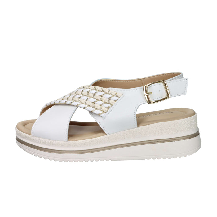 Valleverde Femme Sandale compensée V32105 Blanc