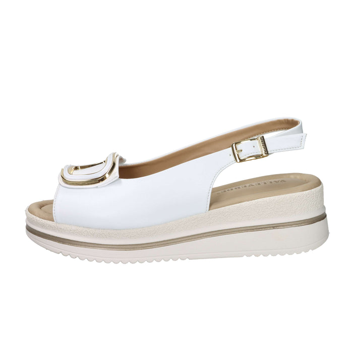 Valleverde Femme Sandale compensée V32104 Blanc