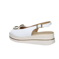 Valleverde Donna Sandalo con zeppa V32104 Bianco