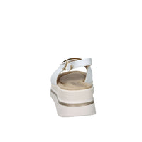 Valleverde Donna Sandalo con zeppa V32104 Bianco