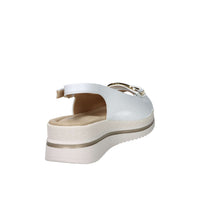 Valleverde Donna Sandalo con zeppa V32104 Bianco