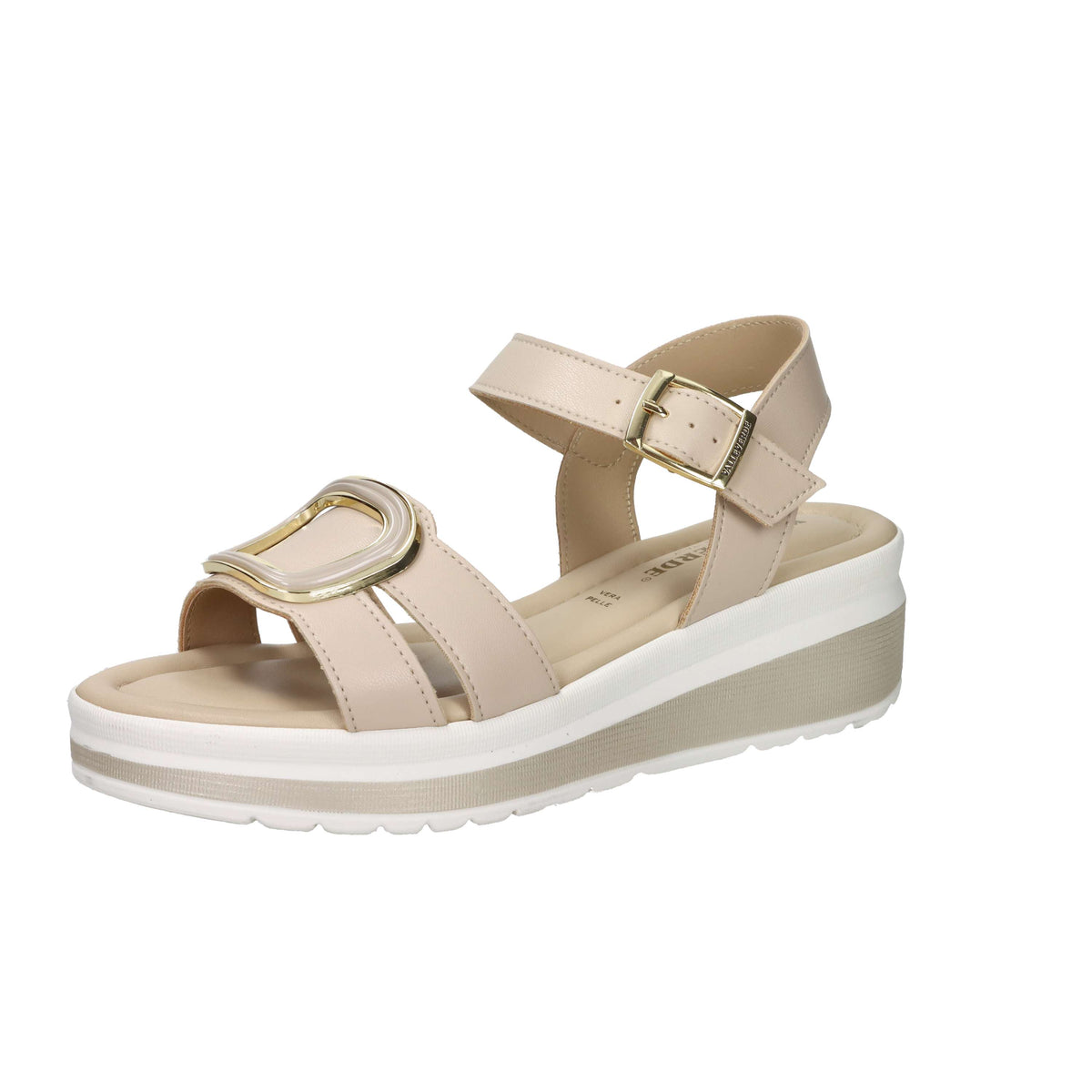 Valleverde Donna Sandalo con zeppa VMI101M Beige