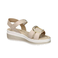 Valleverde Donna Sandalo con zeppa VMI101M Beige