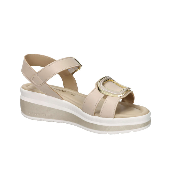 Valleverde Femme Sandale compensée VMI101M Beige