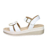 Valleverde Donna Sandalo con zeppa VMI101M Bianco