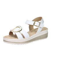 Valleverde Donna Sandalo con zeppa VMI101M Bianco