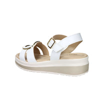 Valleverde Donna Sandalo con zeppa VMI101M Bianco