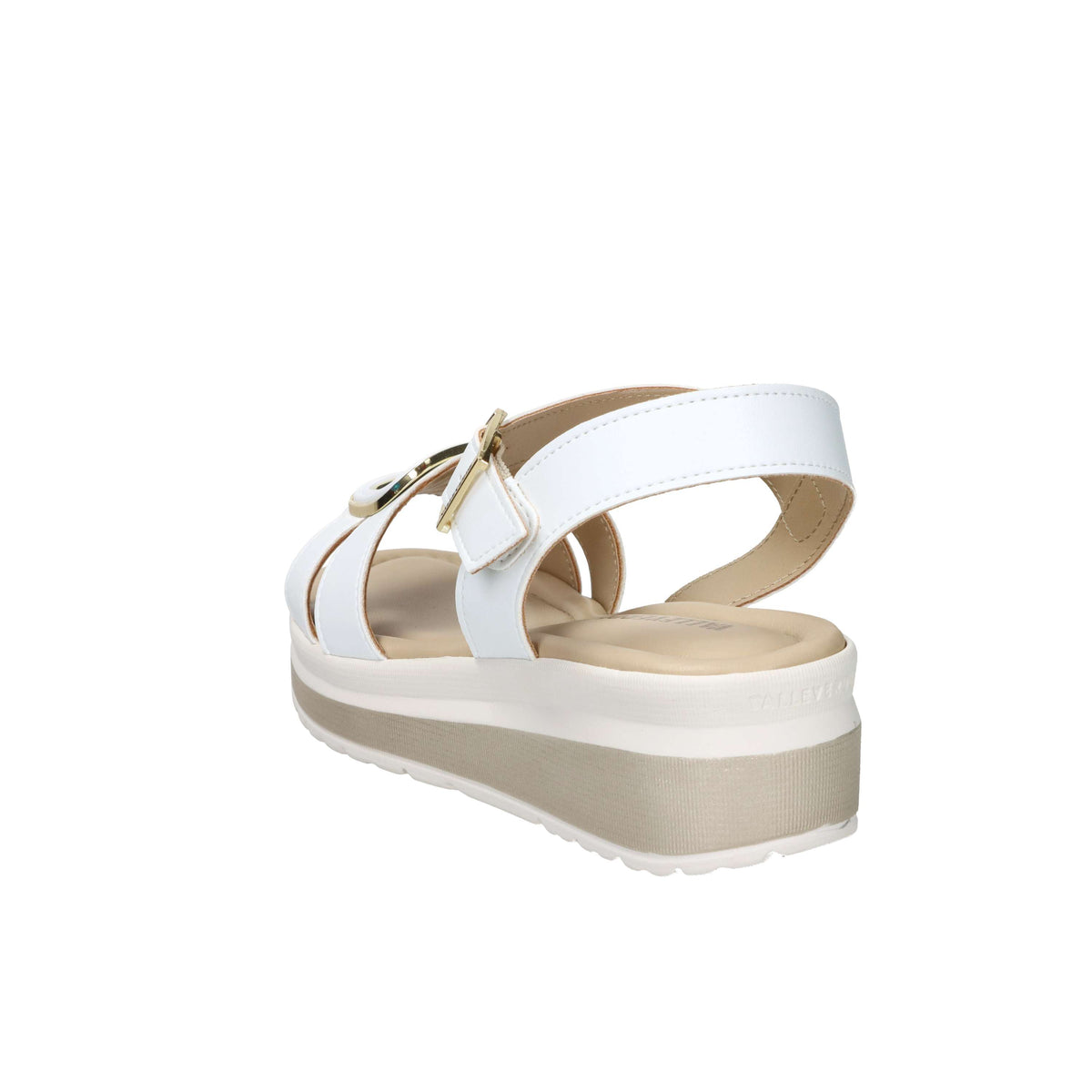 Valleverde Donna Sandalo con zeppa VMI101M Bianco