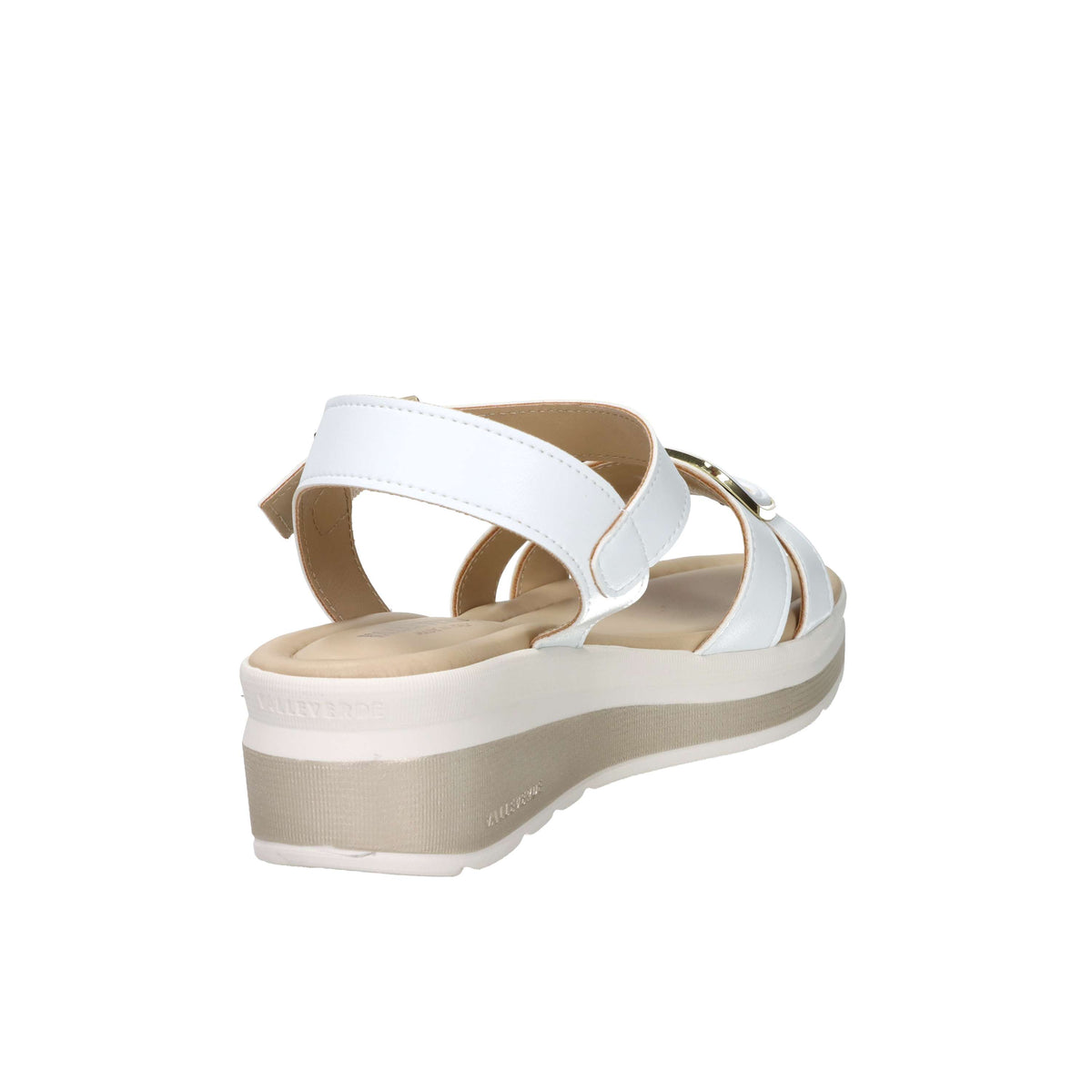 Valleverde Donna Sandalo con zeppa VMI101M Bianco