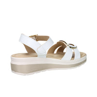 Valleverde Donna Sandalo con zeppa VMI101M Bianco