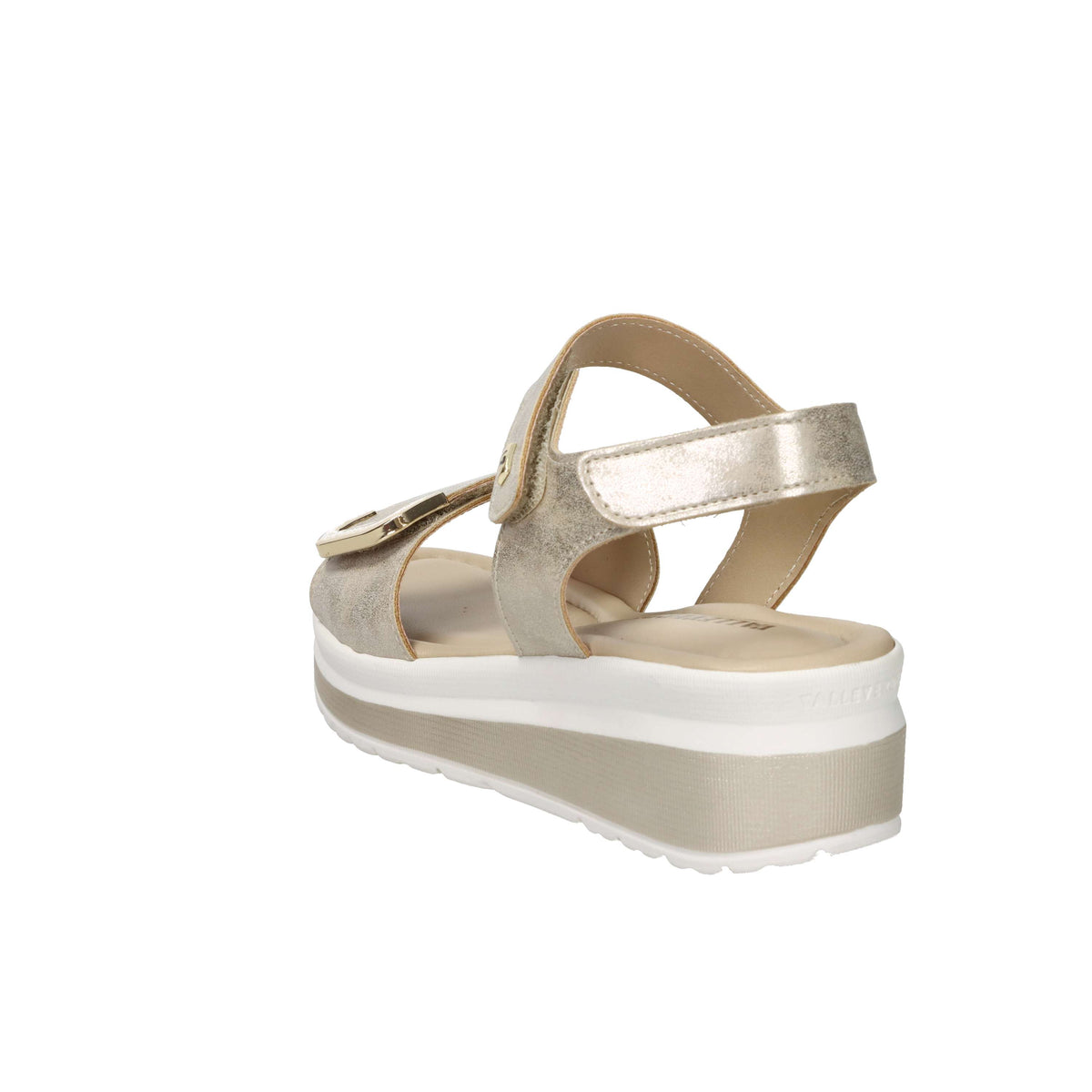 Valleverde Mujer Sandalia con cuña VMI103M Oro