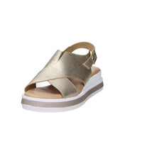 Valleverde Mujer Sandalia con cuña 39152 Platino