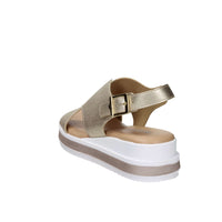 Valleverde Mujer Sandalia con cuña 39152 Platino