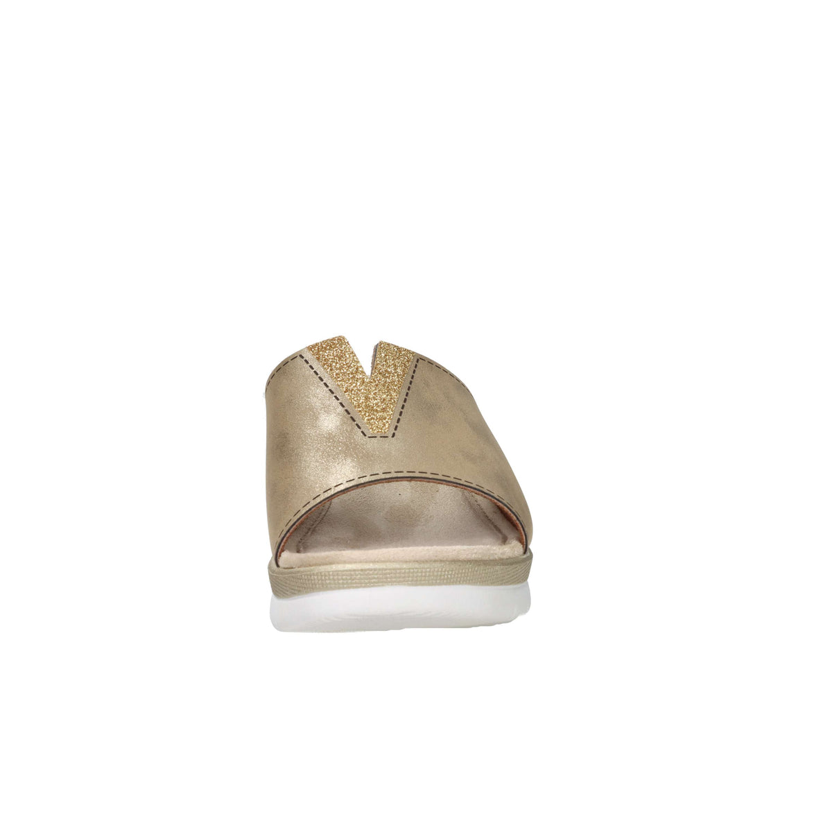 Valleverde Mujer Zueco con cuña 52104 Bronce