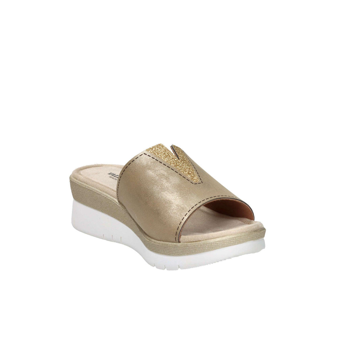 Valleverde Mujer Zueco con cuña 52104 Bronce