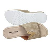 Valleverde Mujer Zueco con cuña 52104 Bronce
