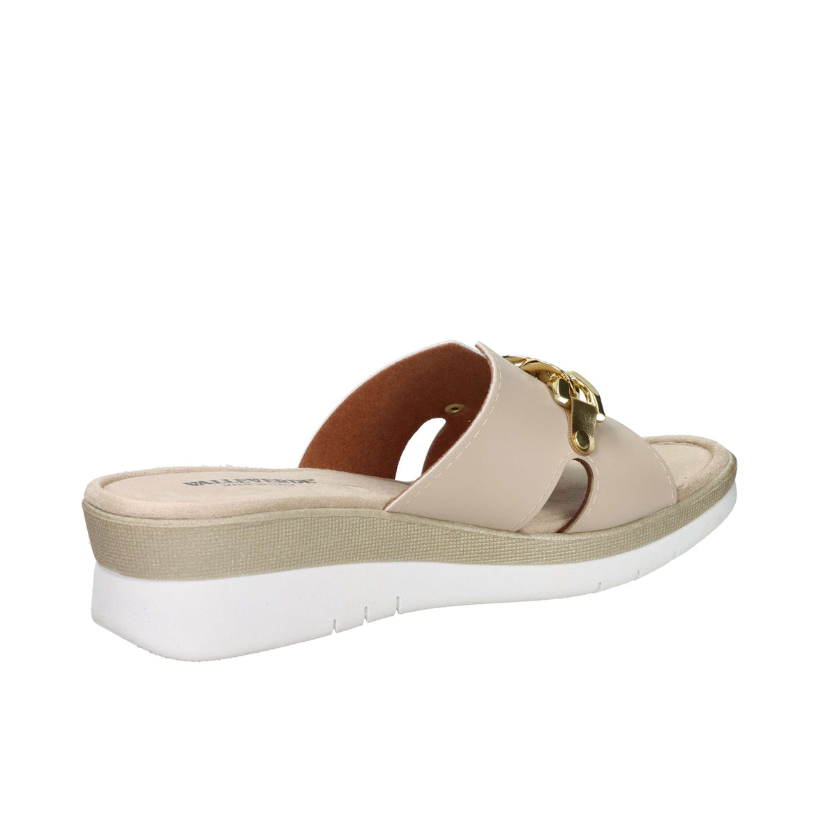 Valleverde Damen Keilpantoletten 52102 Beige