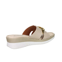 Valleverde Damen Keilpantoletten 52102 Beige