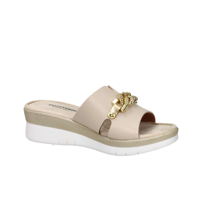 Valleverde Femme Mule compensée 52102 Beige