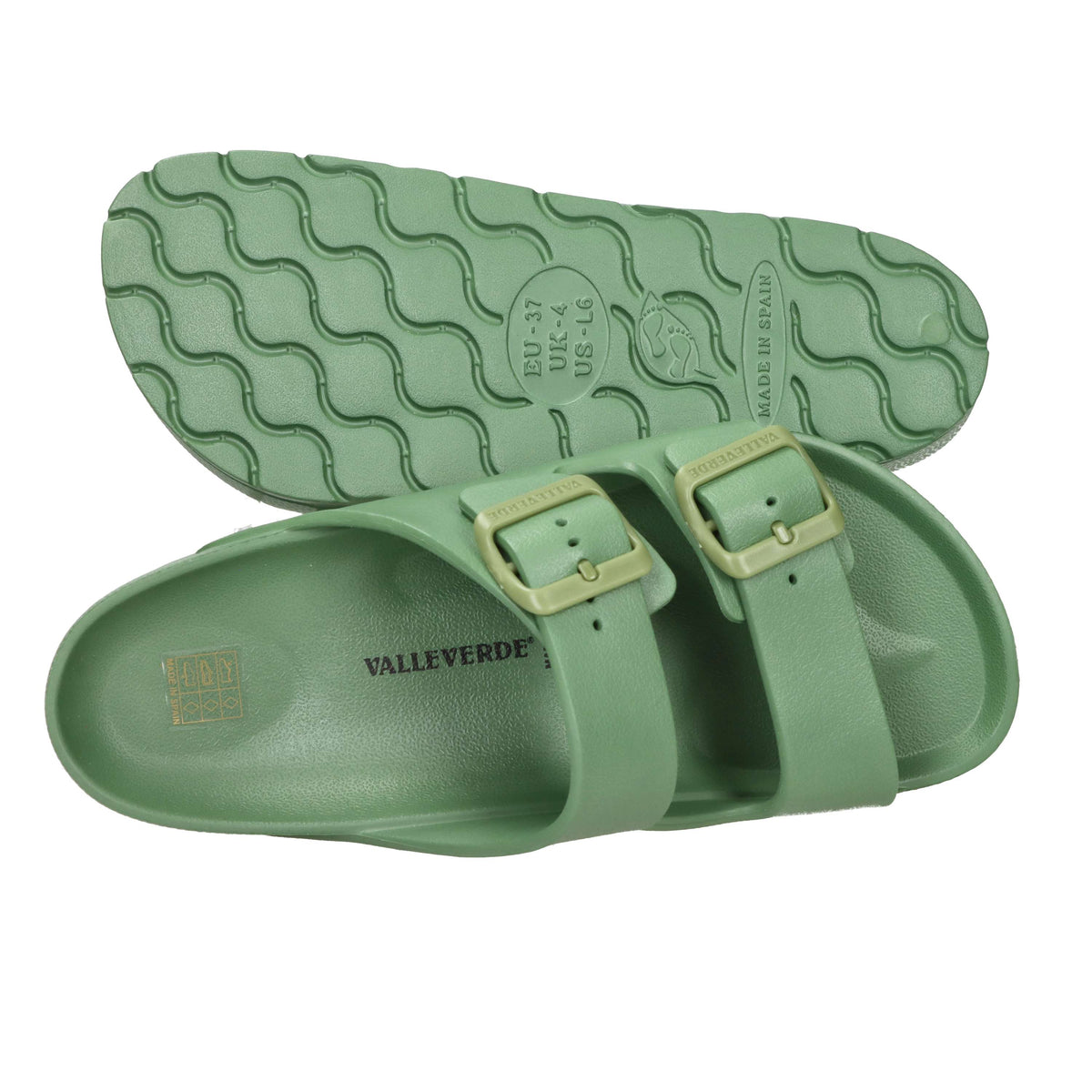 Valleverde Donna Ciabatta bassa 59100A Verde militare