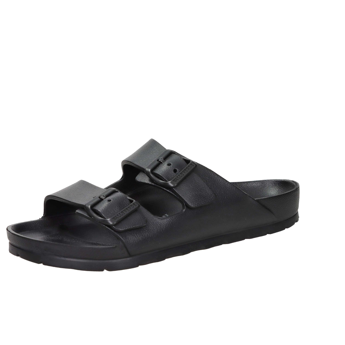 Valleverde Herren Pantoletten 59800A Schwarz
