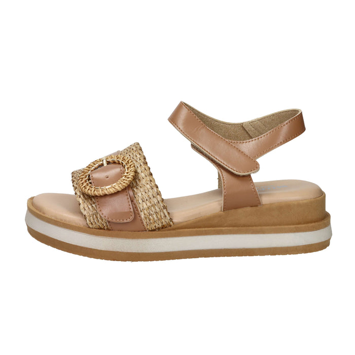 Valleverde Femme Sandale compensée 39151 Beige