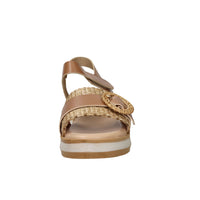 Valleverde Donna Sandalo con zeppa 39151 Beige