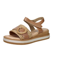 Valleverde Donna Sandalo con zeppa 39151 Beige