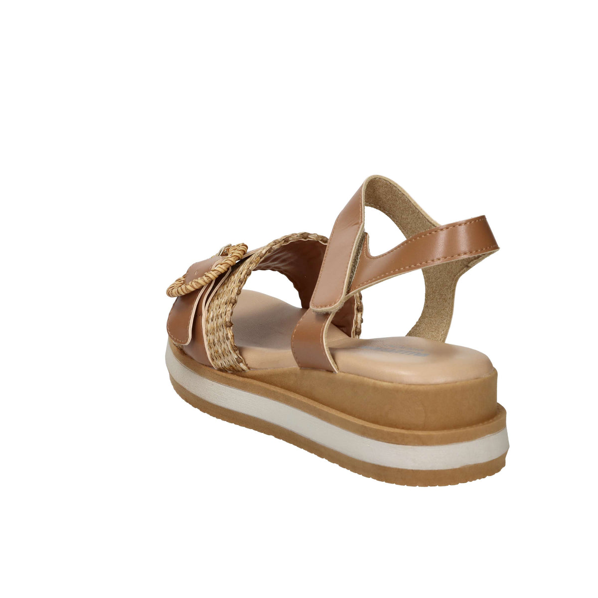 Valleverde Donna Sandalo con zeppa 39151 Beige