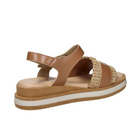 Valleverde Donna Sandalo con zeppa 39151 Beige