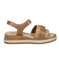 Valleverde Donna Sandalo con zeppa 39151 Beige