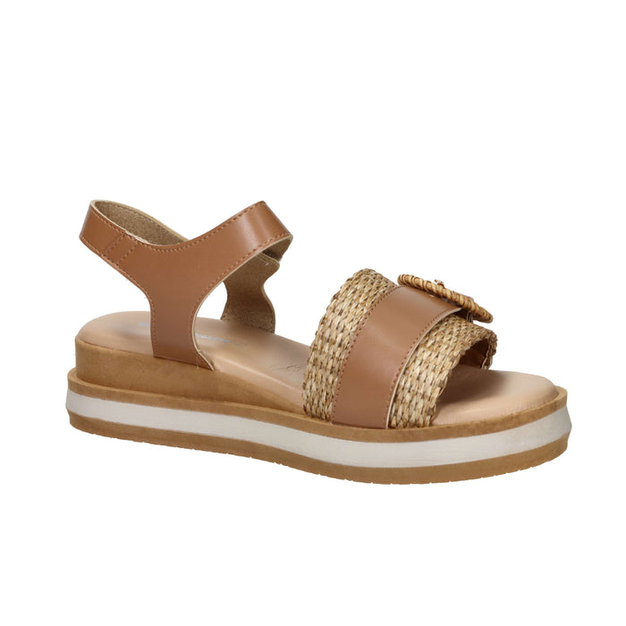 Valleverde Femme Sandale compensée 39151 Beige