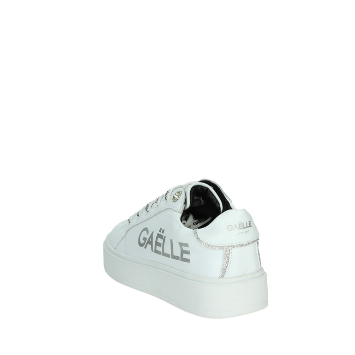 Gaelle Paris Bambine e ragazze Sneakers GS0007L Bianco/Argento