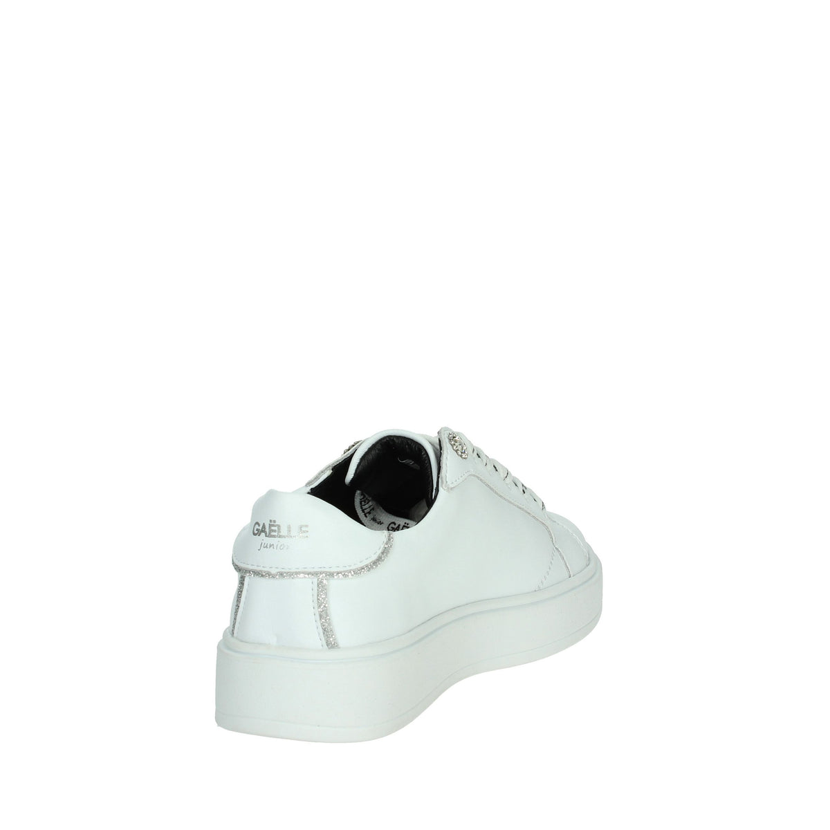 Gaelle Paris Bambine e ragazze Sneakers GS0007L Bianco/Argento