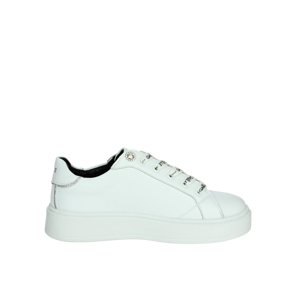 Gaelle Paris Bambine e ragazze Sneakers GS0007L Bianco/Argento