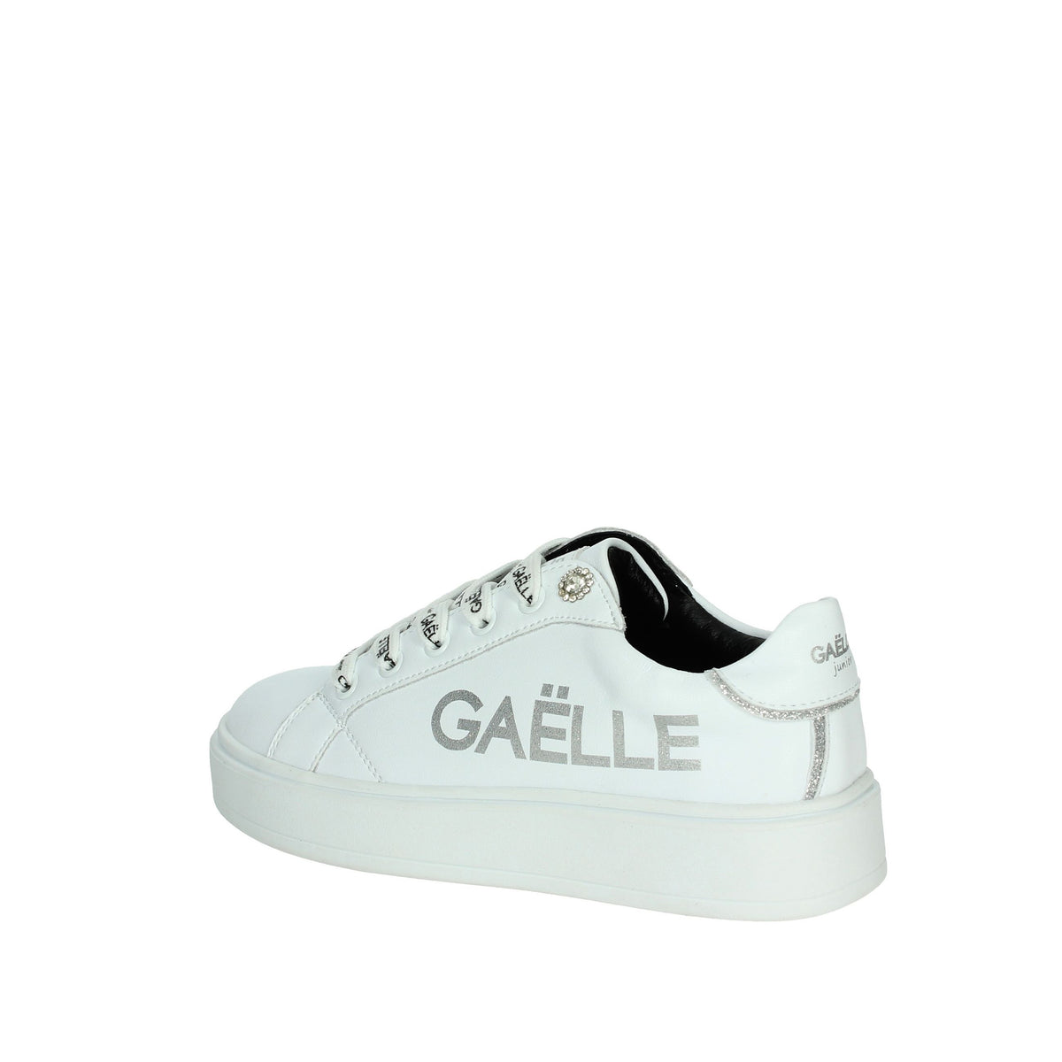 Gaelle Paris Bambine e ragazze Sneakers GS0007L Bianco/Argento