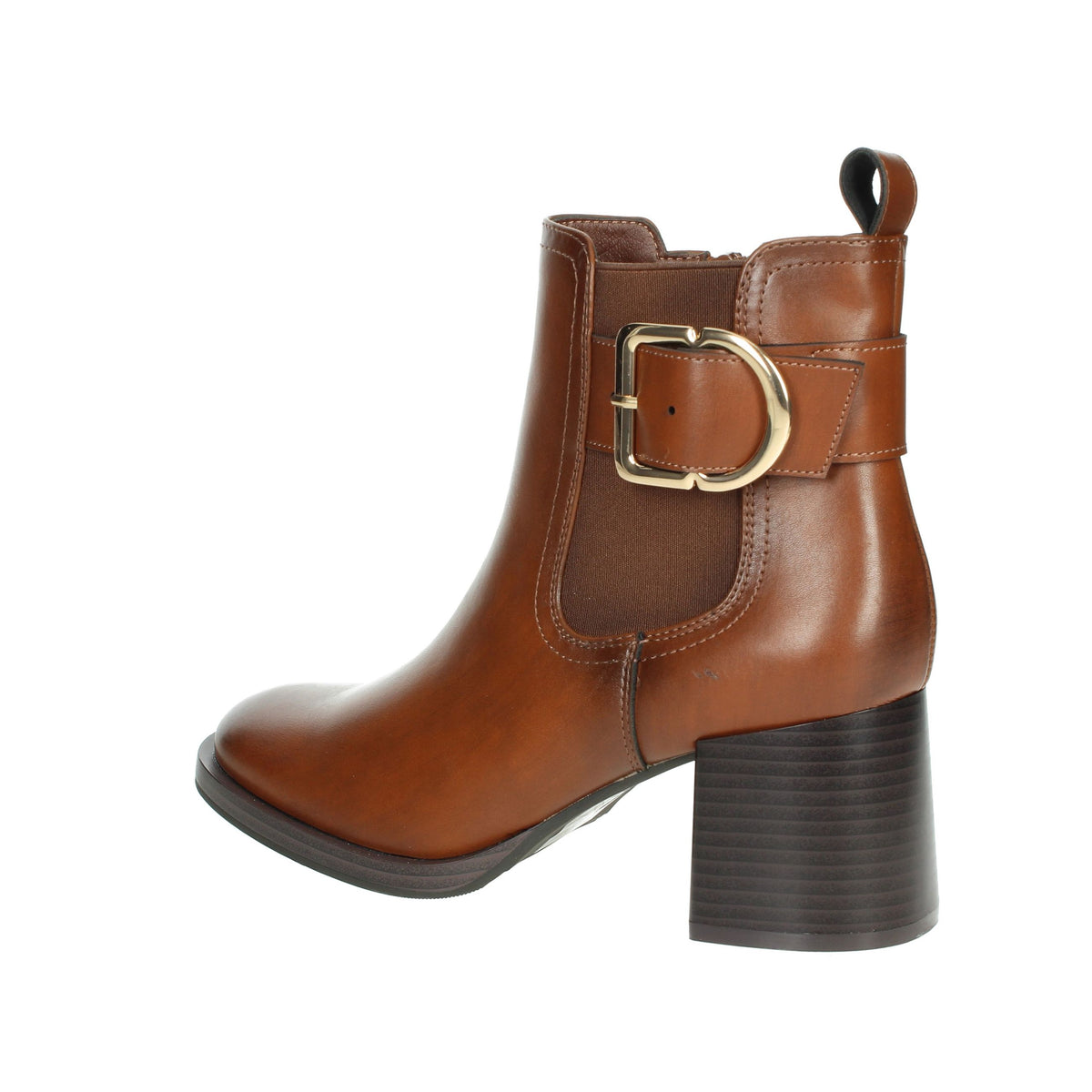 Keys Donna Stivaletti tacco K-10093 Cuoio