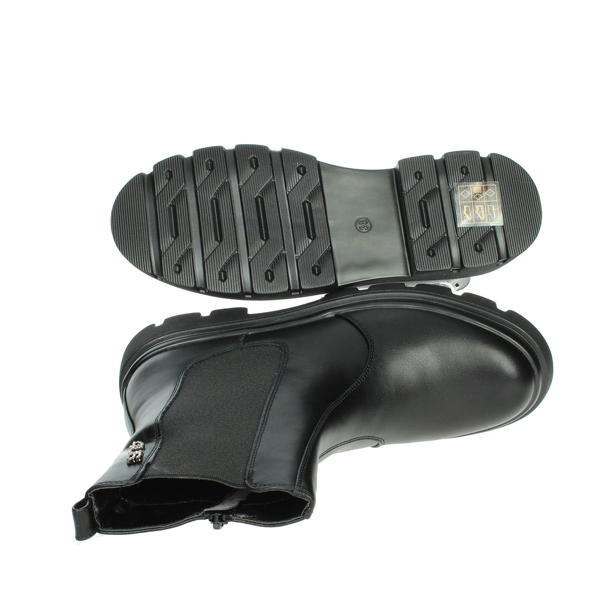 4Us Paciotti Bambine e ragazze Stivaletti bassi 43071 Nero